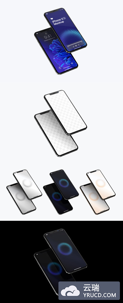 手机样机模型 iPhone XS Max Mockup 05
