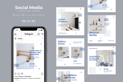 时尚简约高端新孟菲斯风格的ADL社交媒体banner海报设计模板 V23