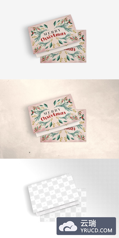 邀请函卡片样机 Greeting Card Mockup 04