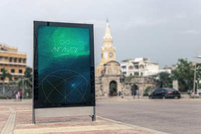 广告板样机素材 Mupi Billboard Mockup 3