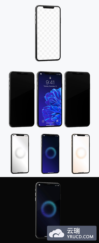 手机样机素材下载 iPhone XS Max Mockup 09