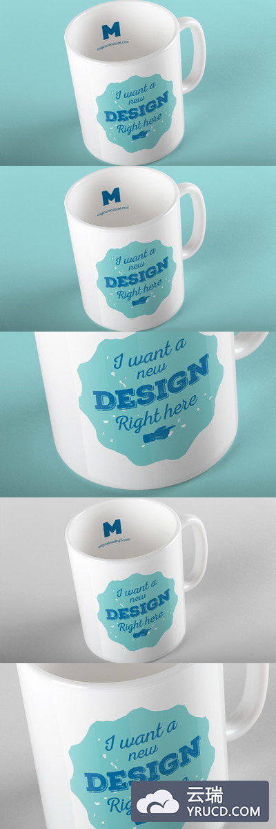 马克杯设计样机素材 Mug Mockup 01
