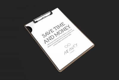 A4文件夹设计样机 Clipboard Mockup 1