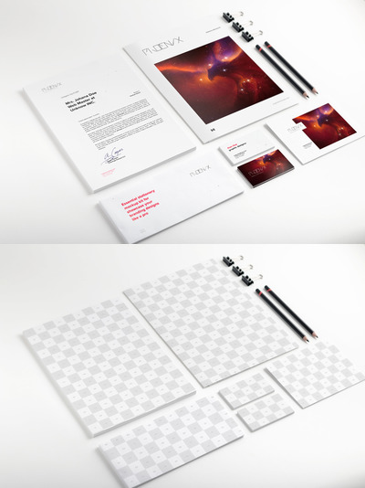 文具品牌样机素材 Stationery Mockup 01