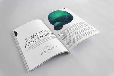 A4杂志画册样机 A4 Magazine Mockup for Spread Page