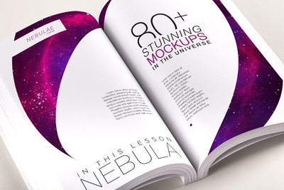 软皮贸易书PSD模型 Softcover Trade Book PSD Mockup 02