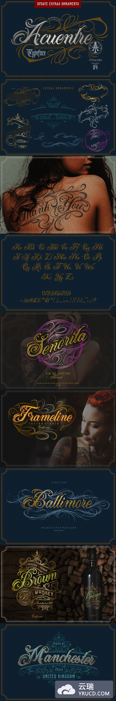 哥特式风格脚本字体下载