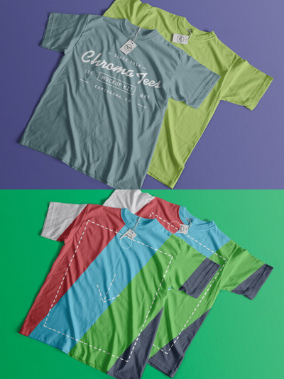 T恤设计样机 T-Shirts Mockup 04