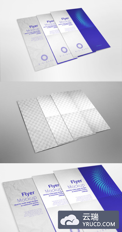 传单海报样机素材 Flyer and Poster Mockup 01