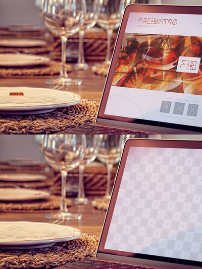 电脑样机素材 Macbook Mockup 02