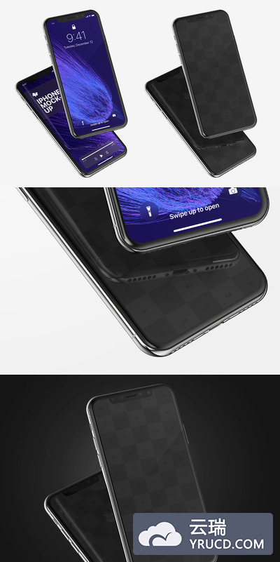 iphon手机样机素材 iPhone X Mockup 04