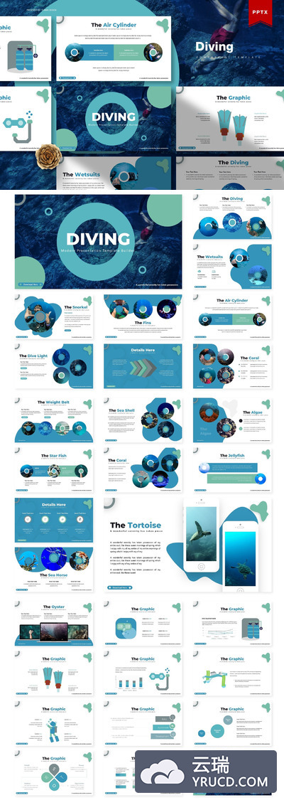 大数据工作总结汇报精美ppt模板下载[PPTX]