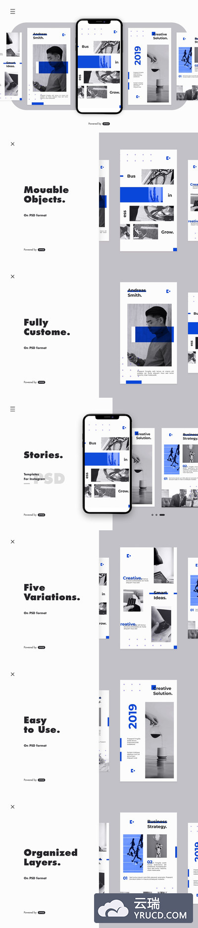 高端优雅时尚多用途的Instagram社交媒体banner海报设计模板