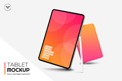 高品质的平板电脑ipad手机APP UI样机展示模型mockups