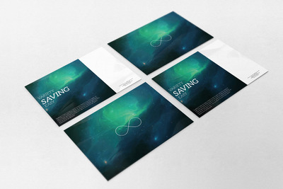 横版海报样机素材 Flyer Mockup 4