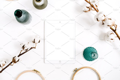 ipad空白屏幕样机 iPad with blank screen