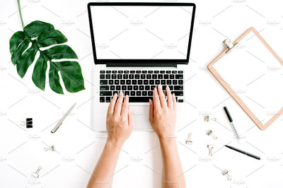 现代工作场景样机 Modern workspace