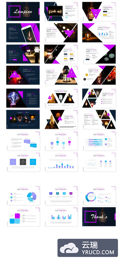 时尚的简单的精美PPT模板下载[PPTX]