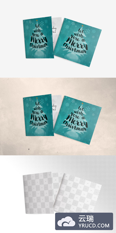 贺卡样机素材 Greeting Card Mockup 02