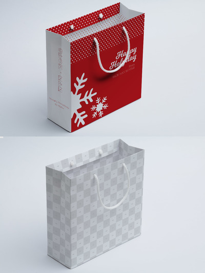 购物袋样机素材 Shopping Bag Mockup 06