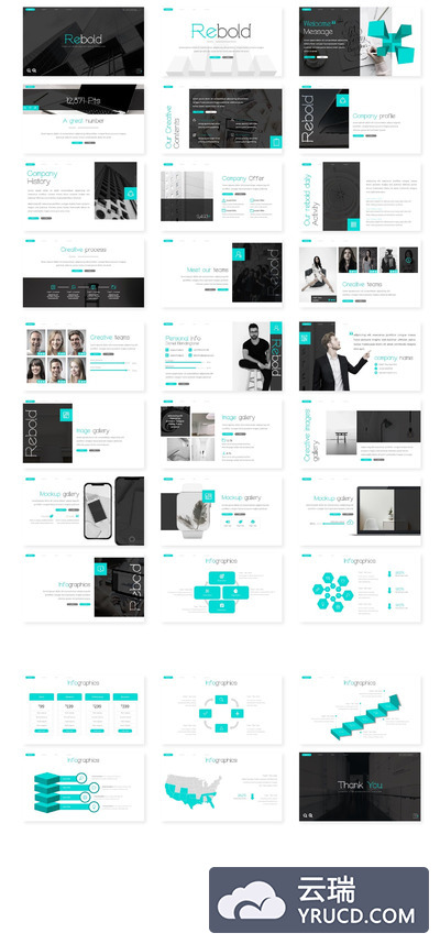 简约百搭多功能PPT模板下载[PPTX]