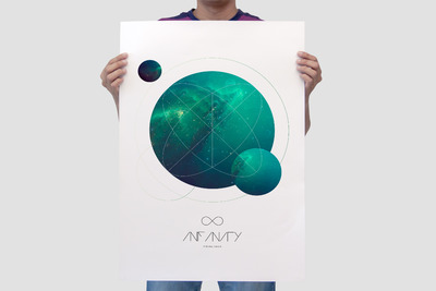 手持海报设计样机 Poster Mockup 3