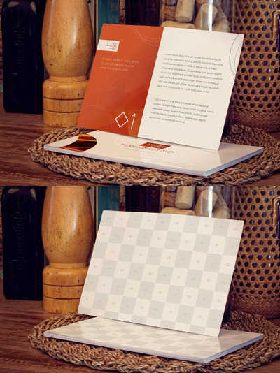 传单画册样机 Flyer Mockup 01