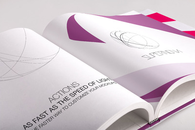 书本画册样机素材 Hardcover Large Square Book PSD Mockup 02