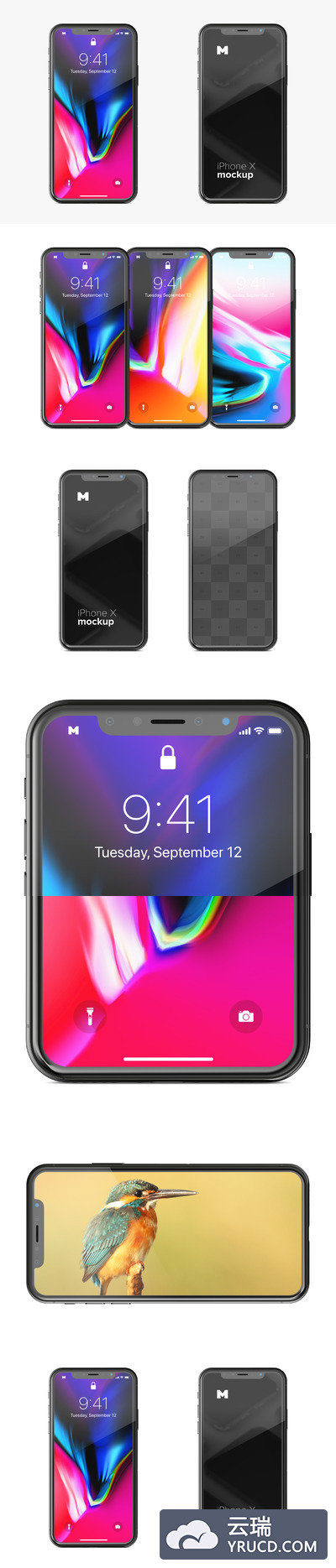 iPhoneX样机素材 Free iPhone X Mockup 01