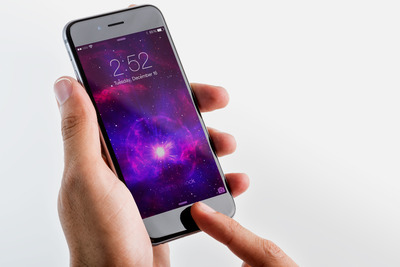 Iphone 6太空灰PSD样机 Iphone 6 Spacegray PSD Mockup 03