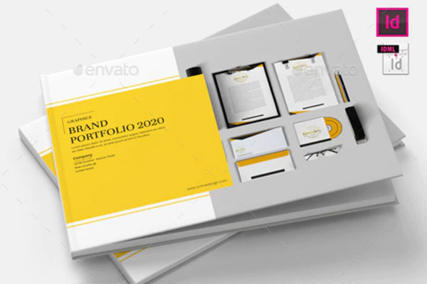 极简主义的产品组合/企业宣传册模板