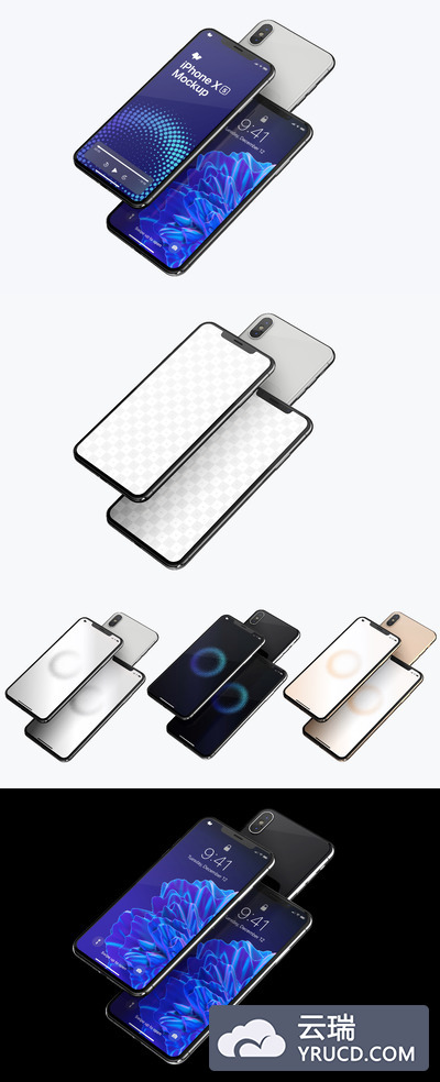 iPhone手机样机 iPhone XS Max Mockup 04