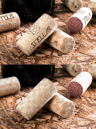红酒酒瓶盖设计样机 Wine Corks Mockup
