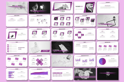 时尚高端大图PPT模板下载 [PPTX]