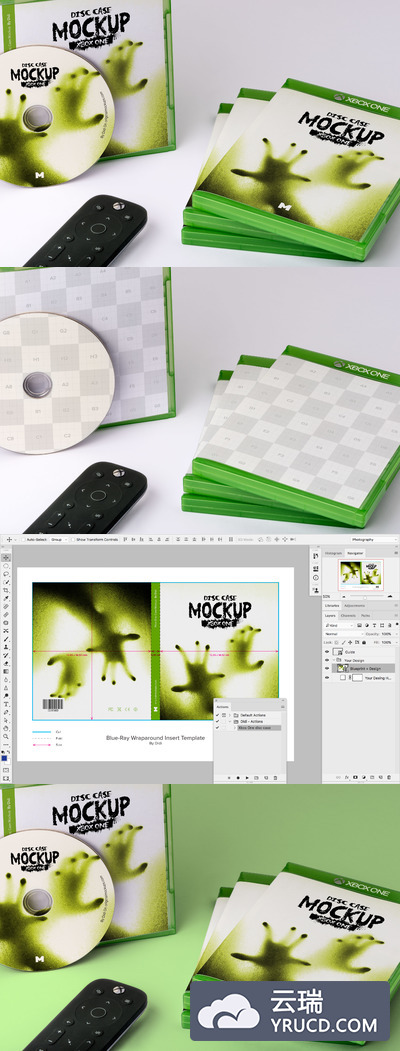 Xbox One光盘盒样机 Xbox One Disc Case Mockup