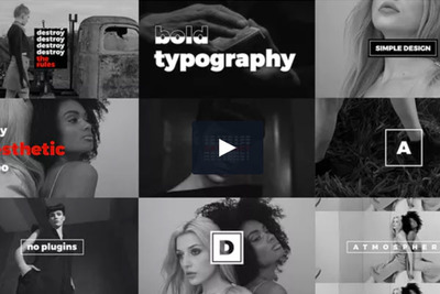 时尚活动促销动态排版快速介绍视频ae模板