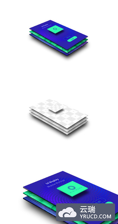 手机APP样机 UI Design - Mobile Display Mockup 01