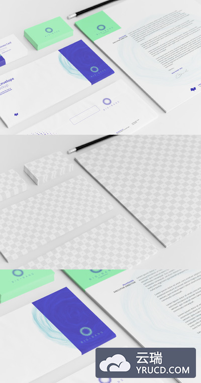 VI文具品牌样机 Stationery Mockup 01