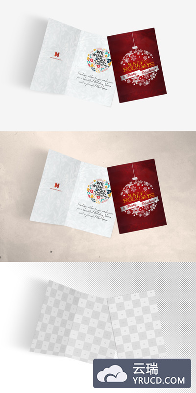 邀请卡样机素材 Greeting Card Mockup 06