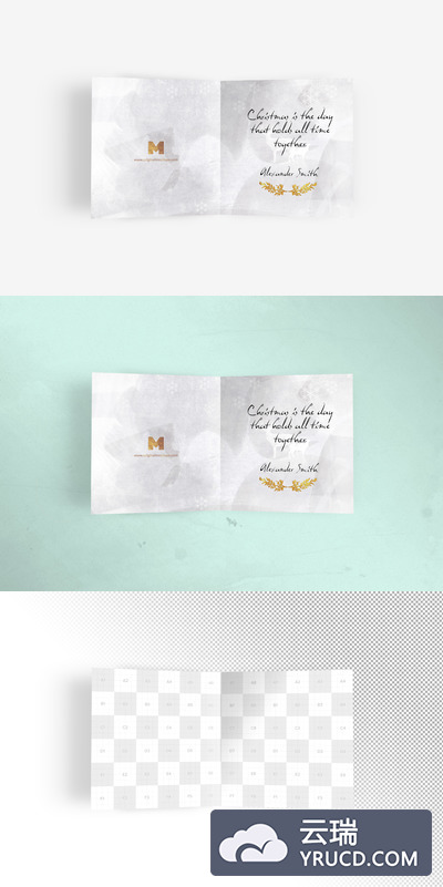 邀请卡样机素材 Greeting Card Mockup 01