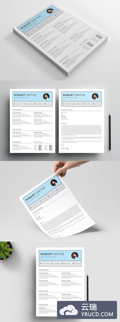 免费：实用的个性简历模板下载[Ai,PSD,DOCX]