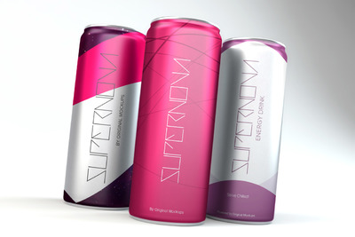 3D易拉罐设计样机素材 3D Slim Can PSD Mockup 05