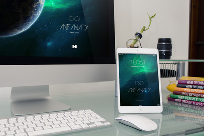 平板电脑样机 Desktop Device Mockup 2