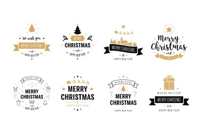 圣诞快乐问候象征图形矢量素材下载Vol.2[Ai,eps]