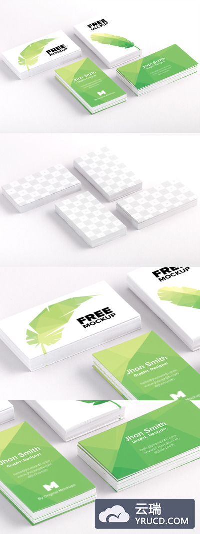 商业名片设计样机 Business Card PSD Mockup 04