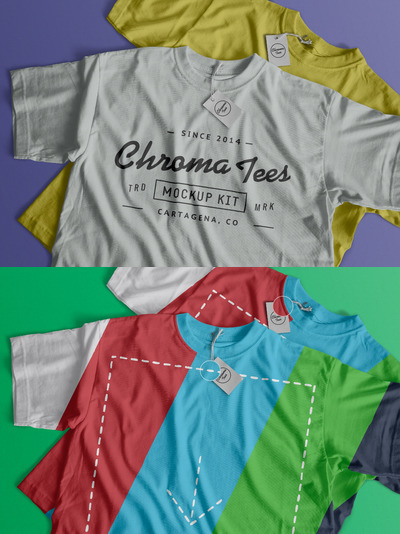 T恤设计样机 T-Shirts Mockup 03