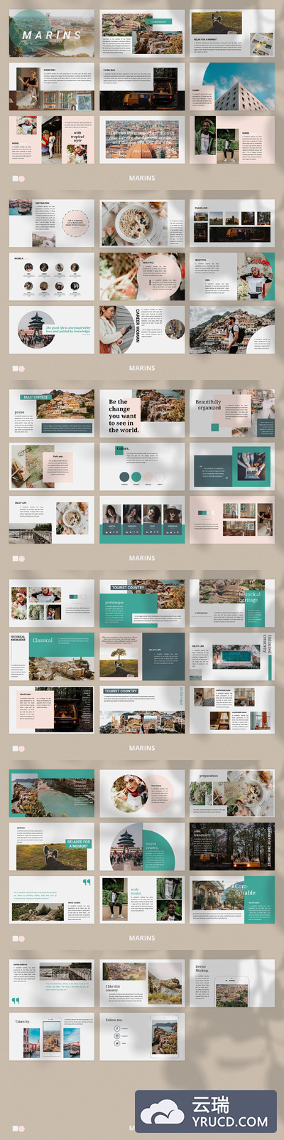 经典风格的PPT高端模板下载[PPTX]