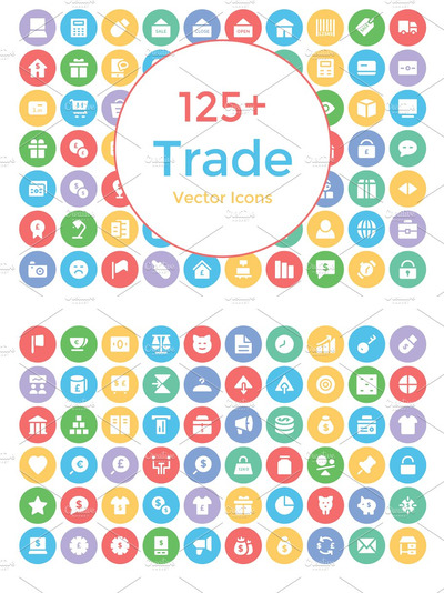 贸易图标下载 125+ Trade Vector Icons