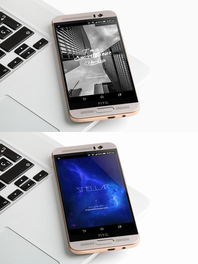 安卓手机样机 HTC One M9+ PSD Mockup 03