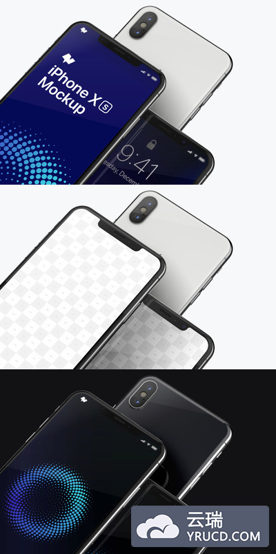 iPhone XS 手机样机 iPhone XS Max Mockup, Close Up 02